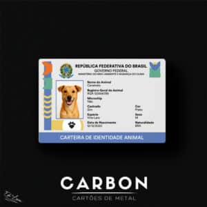 RG ANIMAL em CARTÃO com IMPRESSÃO UV PREMIUM